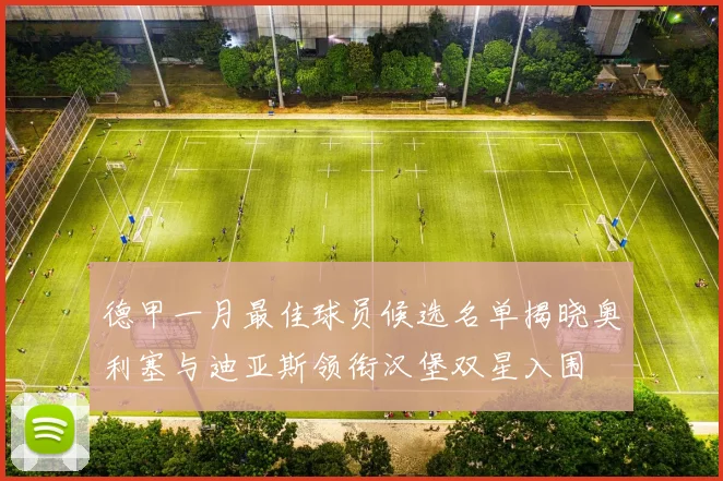 德甲一月最佳球员候选名单揭晓奥利塞与迪亚斯领衔汉堡双星入围